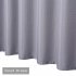  US Direct  Polyester Waffle Weave Textured Grommet Top Shower Curtain Bathroom Decorations Thicken Strengthen Waterproof Fabric Bath Curtain