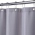  US Direct  Polyester Waffle Weave Textured Grommet Top Shower Curtain Bathroom Decorations Thicken Strengthen Waterproof Fabric Bath Curtain
