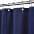  US Direct  Polyester Waffle Weave Textured Grommet Top Shower Curtain Bathroom Decorations Thicken Strengthen Waterproof Fabric Bath Curtain