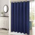  US Direct  Polyester Waffle Weave Textured Grommet Top Shower Curtain Bathroom Decorations Thicken Strengthen Waterproof Fabric Bath Curtain