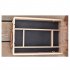  US Direct  Portable Beech Sketch Box With Easel Impact resistant 4 Compartments Storage Box With Handle 36x27x11 5cm Wooden color