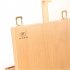  US Direct  Portable Beech Sketch Box With Easel Impact resistant 4 Compartments Storage Box With Handle 36x27x11 5cm Wooden color
