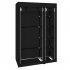  US Direct  Portable  Closet Storage Organizer Clothes Wardrobe 5 layers 6 compartments 110 45 175 Black