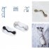  US Direct  Portable Magnetic Eye Glass Holder Spectacle Sunglasses Clip Badge Hang Magnet Hook