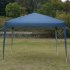  US Direct  Portable Outdoor Folding Tent Waterproof Right angle Oxford Cloth Sun Shelter With Carry Bag  3 X 3meter   blue