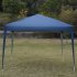  US Direct  Portable Outdoor Folding Tent Waterproof Right angle Oxford Cloth Sun Shelter With Carry Bag  3 X 3meter   blue