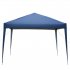  US Direct  Portable Outdoor Folding Tent Waterproof Right angle Oxford Cloth Sun Shelter With Carry Bag  3 X 3meter   blue