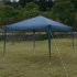  US Direct  Portable Outdoor Folding Tent Waterproof Right angle Oxford Cloth Sun Shelter With Carry Bag  3 X 3meter   blue