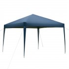 [US Direct] Portable Outdoor Folding Tent Waterproof Lightweight Right-angle Sun Shelter With Carry Bag 3x3meter blue