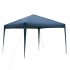  US Direct  Portable Outdoor Folding Tent Waterproof Lightweight Right angle Sun Shelter With Carry Bag 3x3meter blue