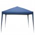  US Direct  Portable Outdoor Folding Tent Waterproof Lightweight Right angle Sun Shelter With Carry Bag 3x3meter blue