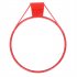  US Direct  Portable Removable Basketball Circle With Transparent Backboard Teenager Adjustable Height 210 260cm Black