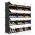  US Direct  Portable Shoe  Rack Organizer 7 Tier Shelf Storage Cabinet Stand For Heels Boots Slippers 40 30 30 Pattern models