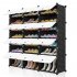 US Direct  Portable Shoe  Rack Organizer 7 Tier Shelf Storage Cabinet Stand For Heels Boots Slippers 40 30 30 Pattern models