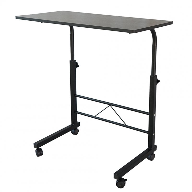 US Portable Side Table Multipurpose Removable Adjustable Height Fine Workmanship Table black