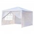  US Direct  Portable Tent 3X3m Portable Sports Cabana Compact Instant Canopy Tent for Hiking Camping Fishing Picnic Family Outings white