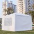  US Direct  Portable Tent 3X3m Portable Sports Cabana Compact Instant Canopy Tent for Hiking Camping Fishing Picnic Family Outings white