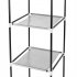  US Direct  Portable Wardrobe Storage Closet Clothes Organizer High leg Non woven Fabric Assembled Cloth Wardrobe beige