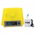  US Direct  Poultry Automatic  Incubator  Set For 56 Eggs With Led Egg Lighter Water Injector Single Power Supply yellow