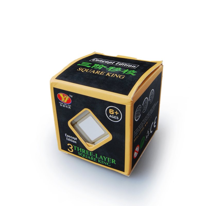 [US Direct] Professional Speed Magic Cube Brain Teaser Adult Releasing Pressure Speed Cube Puzzle Toy as shown