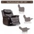  US Direct  Pu Leather Reclining Living Room Sofa Set Recliner Loveseat Two seat Sofa Brown