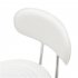  US Direct  Pu Leather Sponge Salon  Stool Multi purpose Adjustable Spa Bar Stool With Back Cushion Wheels white