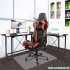  US Direct  Pvc Transparent Floor  Protection  Cushion Chair Cushion With Nails Rectangular 90x120x0 2cm Transparent