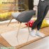  US Direct  Pvc Transparent Floor  Protection  Cushion Chair Cushion With Nails Rectangular 90x120x0 2cm Transparent