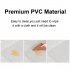  US Direct  Pvc Transparent Floor  Protection  Cushion Chair Cushion With Nails Rectangular 90x120x0 2cm Transparent