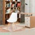  US Direct  Pvc Transparent Floor  Protection  Cushion Chair Cushion With Nails Rectangular 90x120x0 2cm Transparent