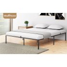 US IDEALHOUSE Queen size iron bed frame