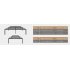  US Direct  Queen Metal Platform Bed Frame with Sturdy Steel Bed Slats Mattress Foundation No Box Spring Needed Large Storage Space Easy to Assemble Non Shaking