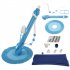  US Direct  RONSHIN Automatic Swimming Pool Cleaner Set Cleaning Machine Blue