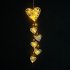  US Direct  Rattan Weaving Love Wind  Chime Room Pendant Birthday Gift Night Light Sky Pendant star