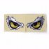  US Direct  Reflective 3D Eyes Decals Car Stickers Rearview Mirror Car Head Styling Sticker