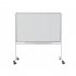  US Direct  Resin Paint Dry Erase Board Whiteboard T2613 Mobile Double sided Whiteboard 60 90cm white