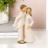  US Direct  Resin Statue Sculpture Kissing Couple Handmade Carving Figurine Best Gift For Valentine Day Wedding Anniversary White
