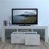  US Direct  Rgb Led Tv Stand  Cabinet Modern With 2 Storage Drawer For Living Room As shown