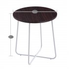 US Round Coffee Table X-shaped Base Side Table Coffee