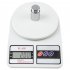  US Direct  SF 400 10kg   1g Digital Kitchen Scale For Cooking Baking Precise Graduation High Accuracy Scale white