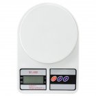 US SF-400 10kg / 1g Digital Kitchen Scale For Cooking Baking Precise Graduation High Accuracy Scale white