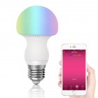 US SOLLED Bluetooth Smart Light Bulb LED RGBW Changing + Dimmable White Light, Smartphone Remote Controlled Via App, Connection by Bluetooth 4.0, E27/27 Socket(8W)