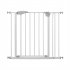  US Direct  Safety Pet Gate Adjustable Width Double Lock System For Stairs Hallways Doorways Fits Openings 29 5  To 32  White