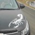  US Direct  Scorpion Totem Decals Car Stickers Car Styling Vinyl Decal Sticker for Cars Decoration white