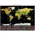  US Direct  Scratch Off World Map  Personalized Travel Tracker Map Rub Off Coin Scratchable Wall Poster Unique Gift   Decor for Travel Enthusiasts