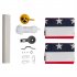 US Direct  Sectional Flagpole Adjustable Retractable Us Flag Flagpole Kit Solemn Outdoor Decoration 5 1 X 5 1 X 750cm As shown