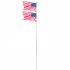  US Direct  Sectional Flagpole Adjustable Retractable Us Flag Flagpole Kit Solemn Outdoor Decoration 5 1 X 5 1 X 750cm As shown
