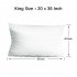  US Direct  Set of 4 400 Thread Count Soft Sateen 100  Egyptian Cotton Pillowcase Protectors White