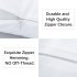  US Direct  Set of 4 400 Thread Count Soft Sateen 100  Egyptian Cotton Pillowcase Protectors White
