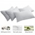  US Direct  Set of 4 400 Thread Count Soft Sateen 100  Egyptian Cotton Pillowcase Protectors White